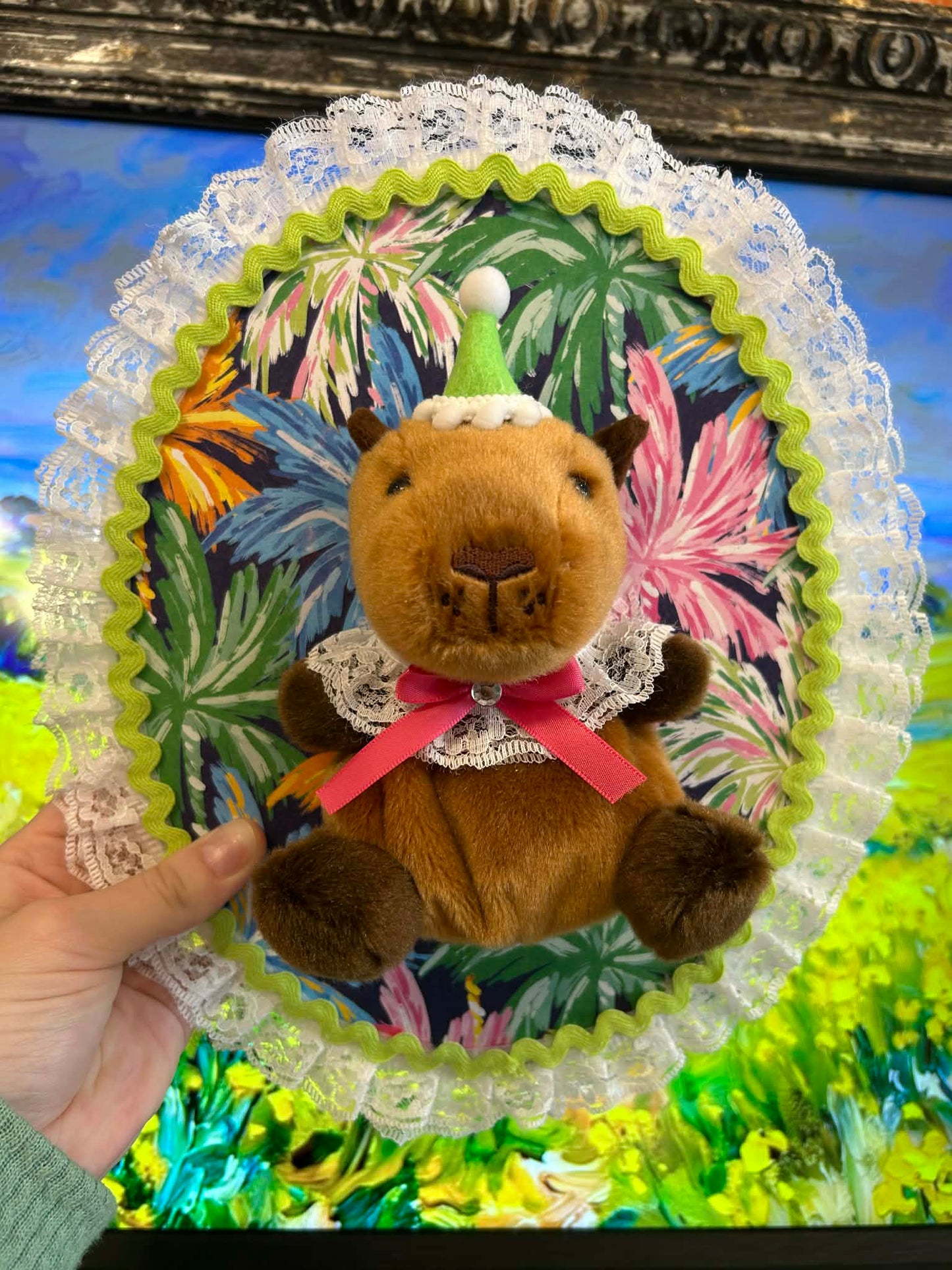 Sid Capybara Plush Taxidermy Art