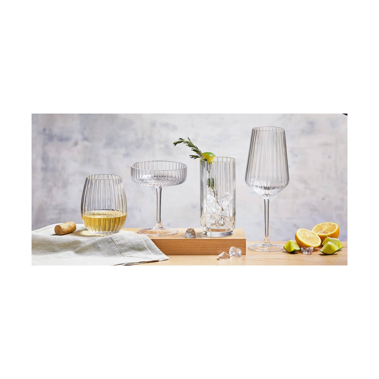 Chelsea Optic Coupe Glass Clear