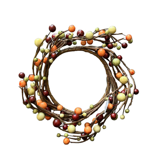 Multi Fall Berries 4.5" Candle Ring