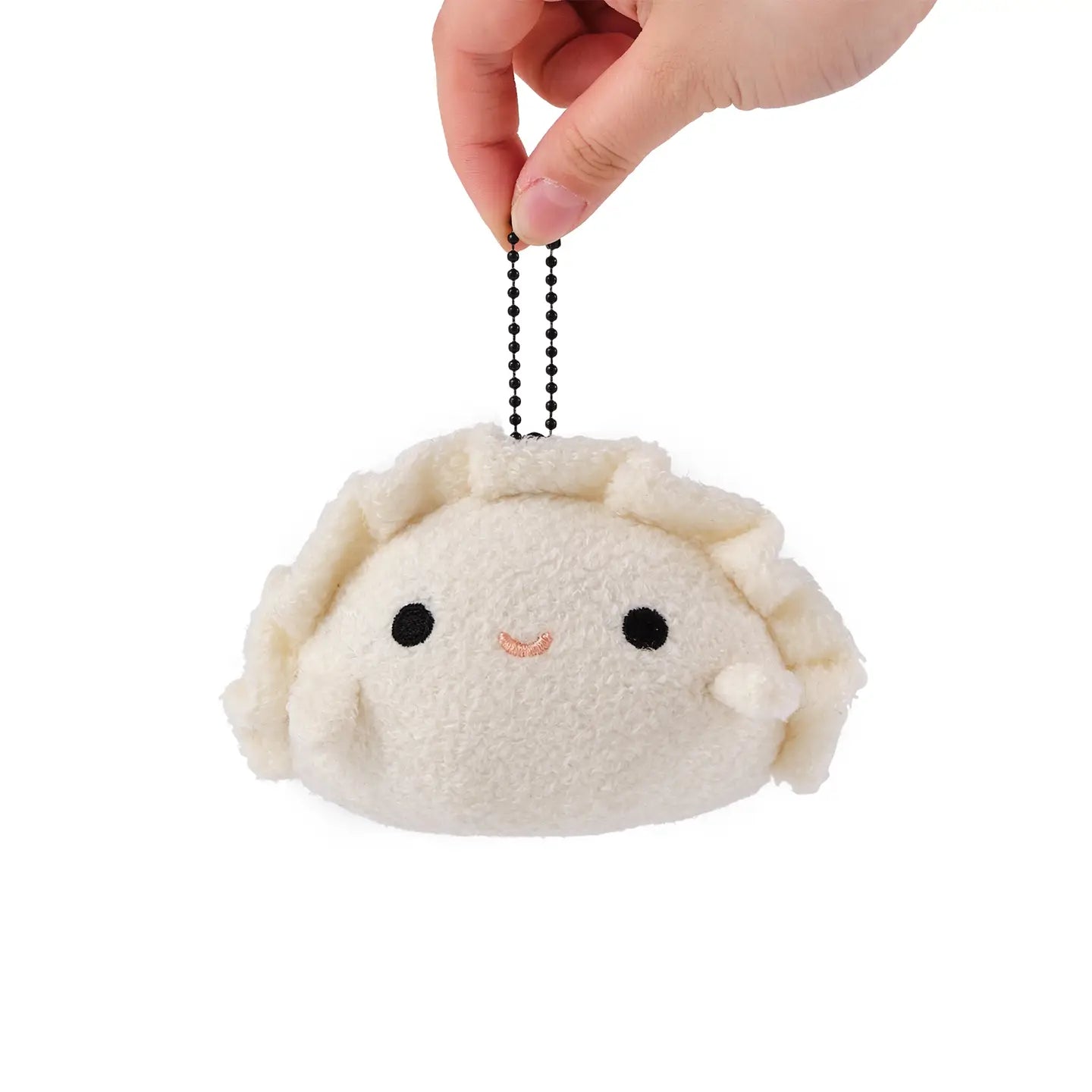 White Dumpling Keyring