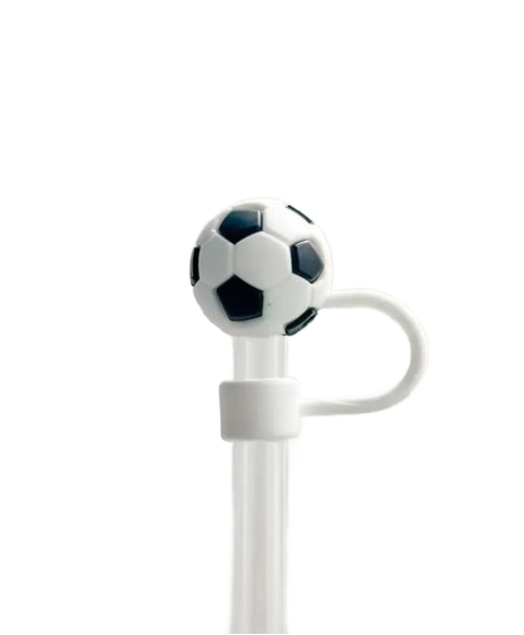 Jumbo Straw Cover-Soccer Ball