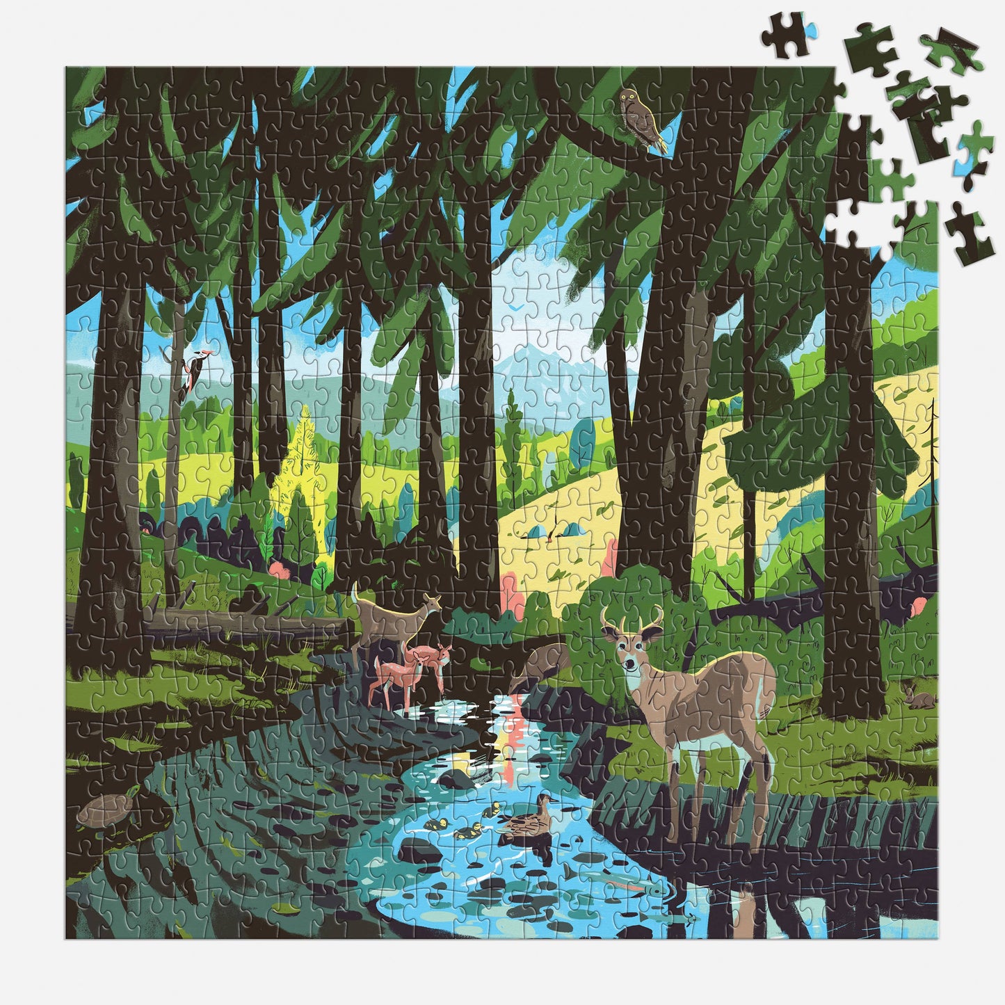 Woodland Pass 500 Piece Puzzle