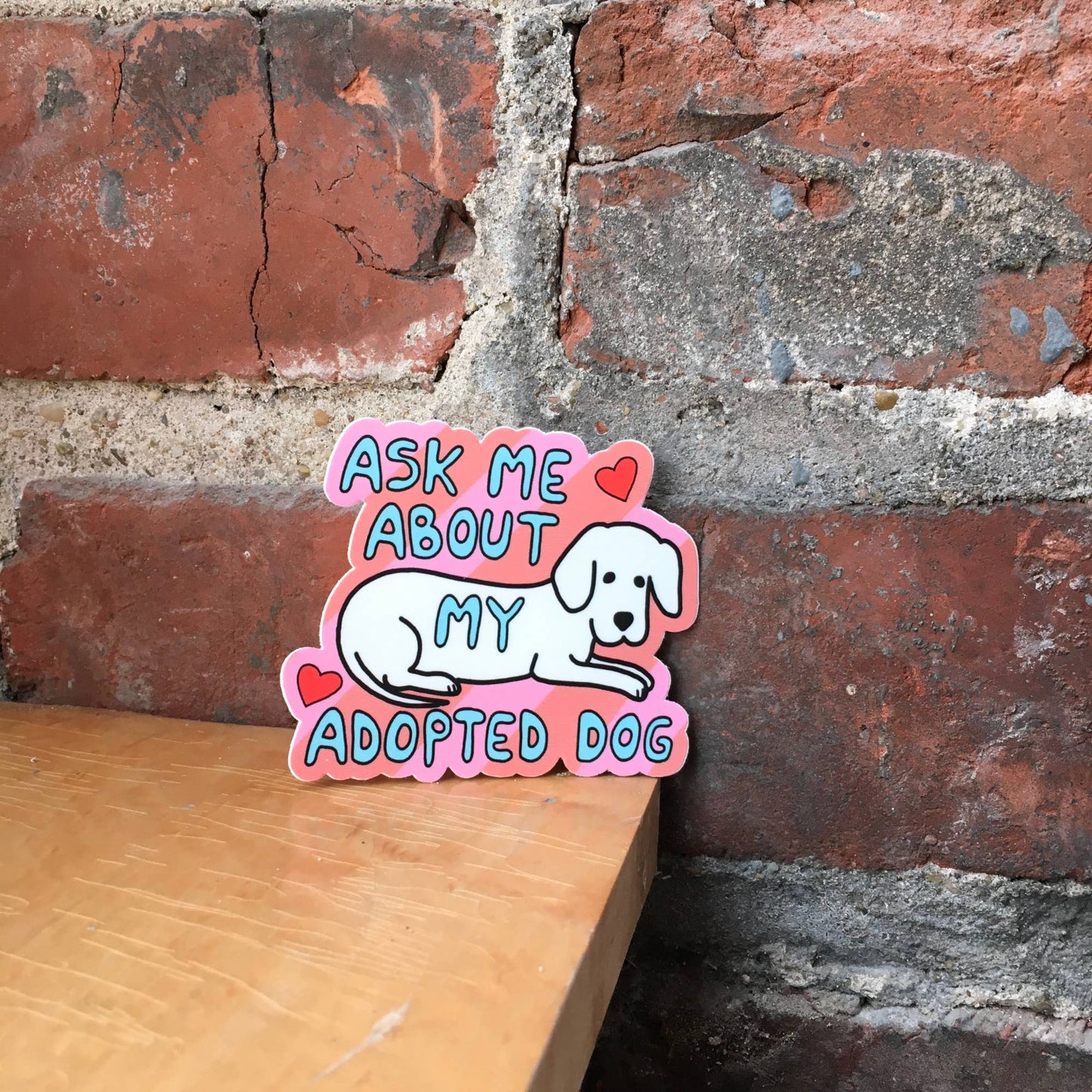 Dog Adoption Sticker