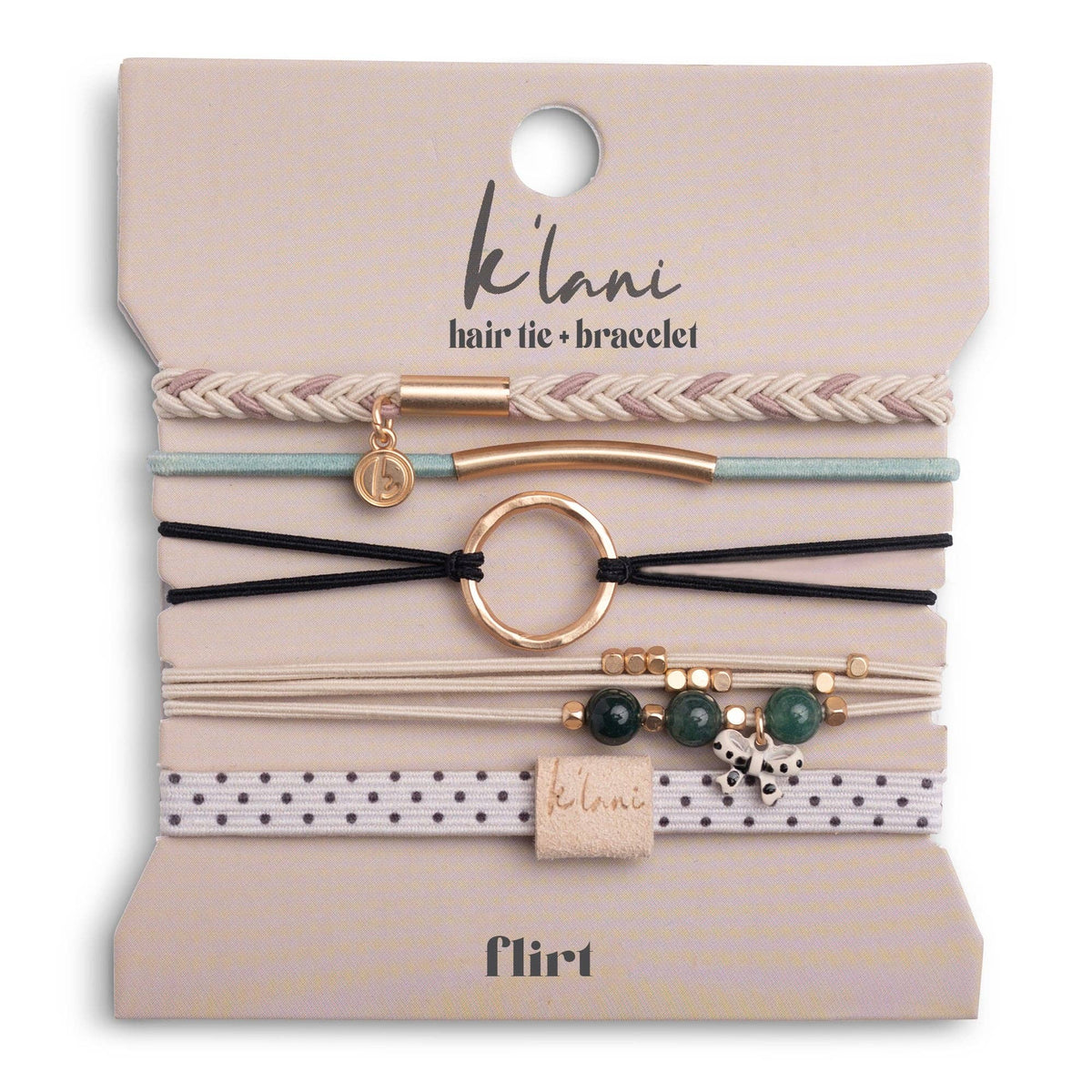 K'Lani Hair Tie Bracelet- Flirt