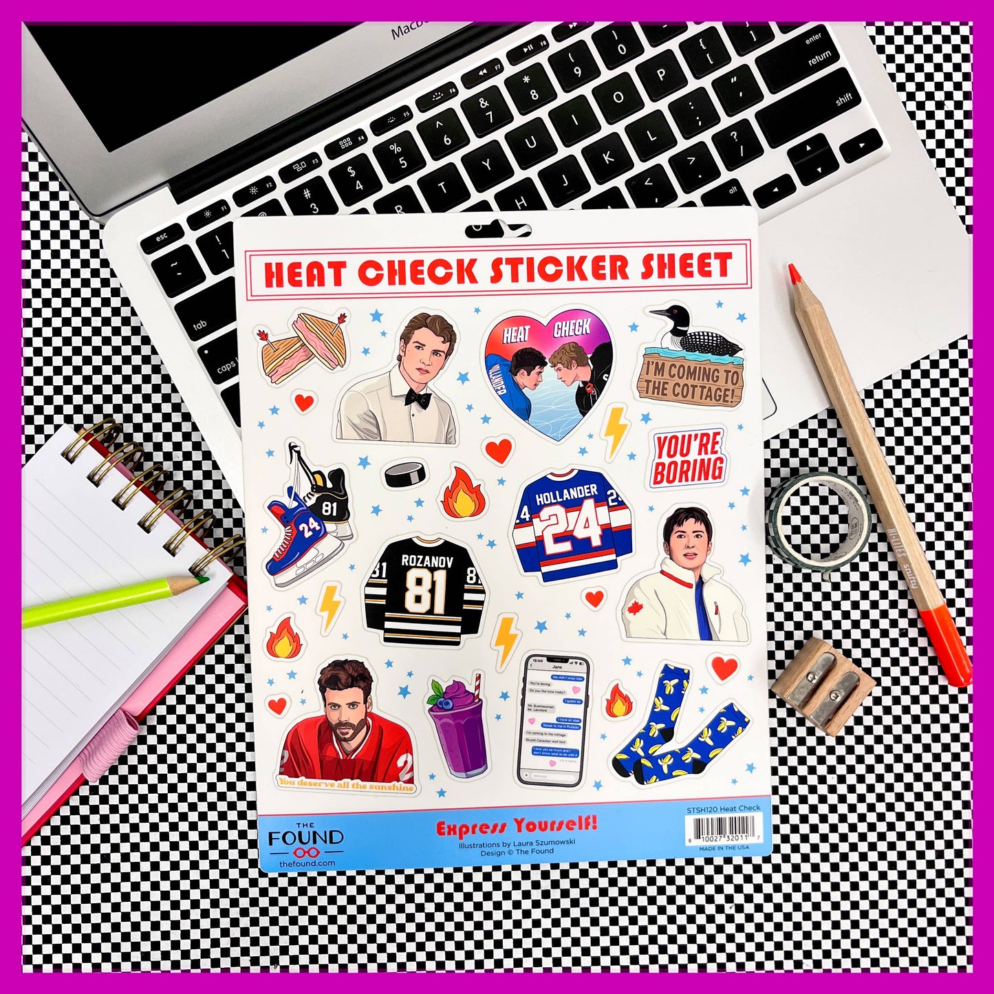 Heat Check Sticker Sheet
