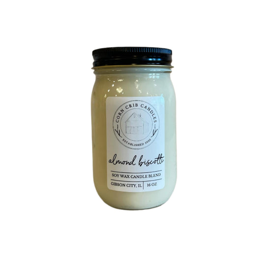 Corn Crib Candle-Almond Biscotti