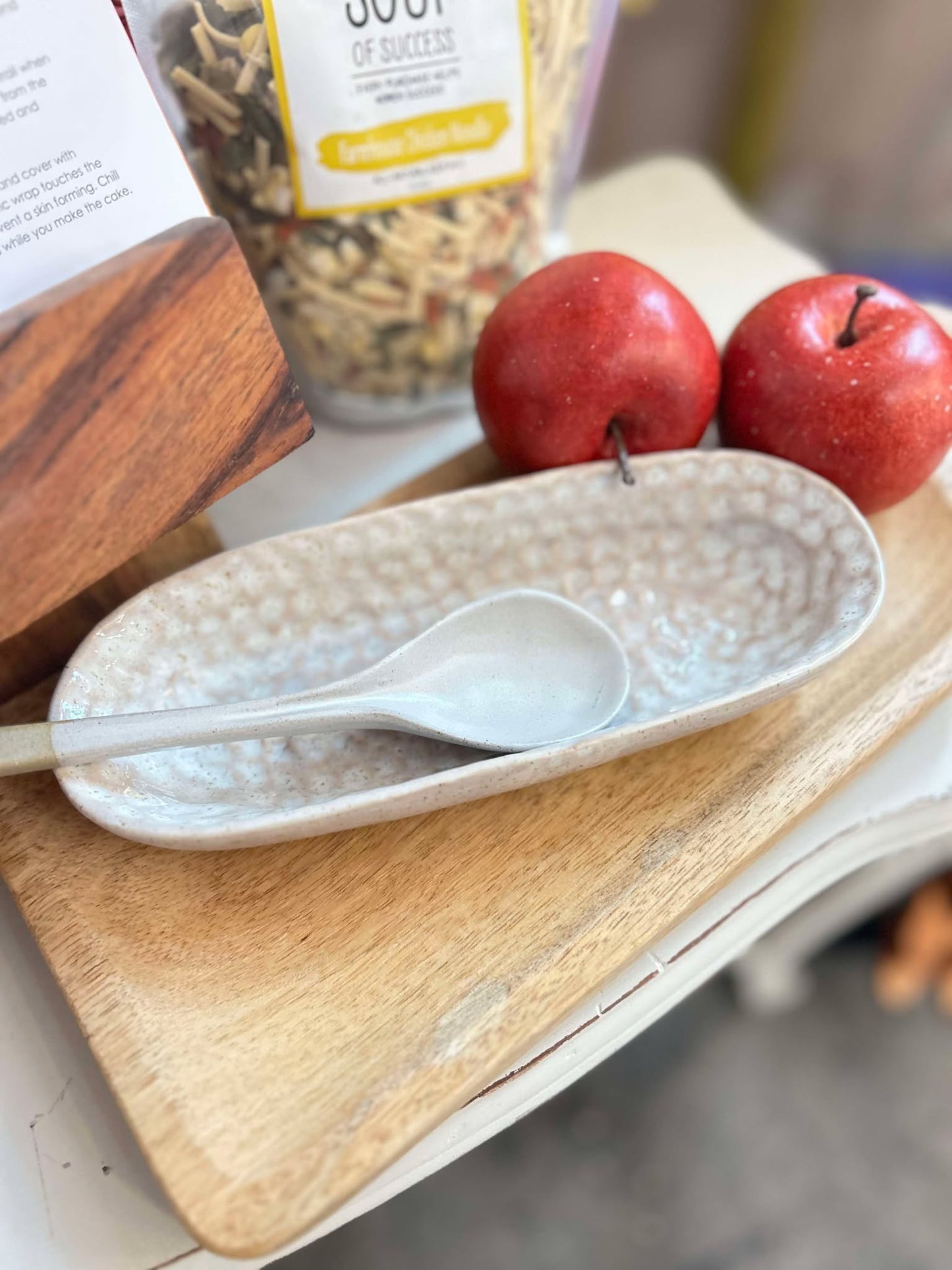 Ceramic Long Handled Spoon