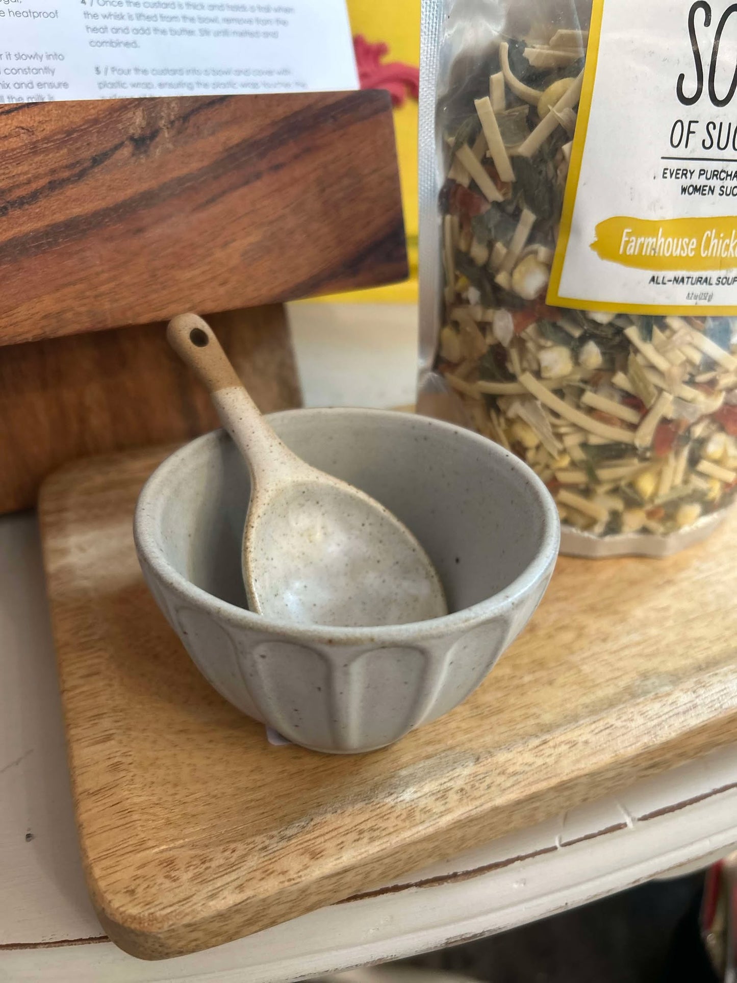 Mini Ceramic Spoon Tray