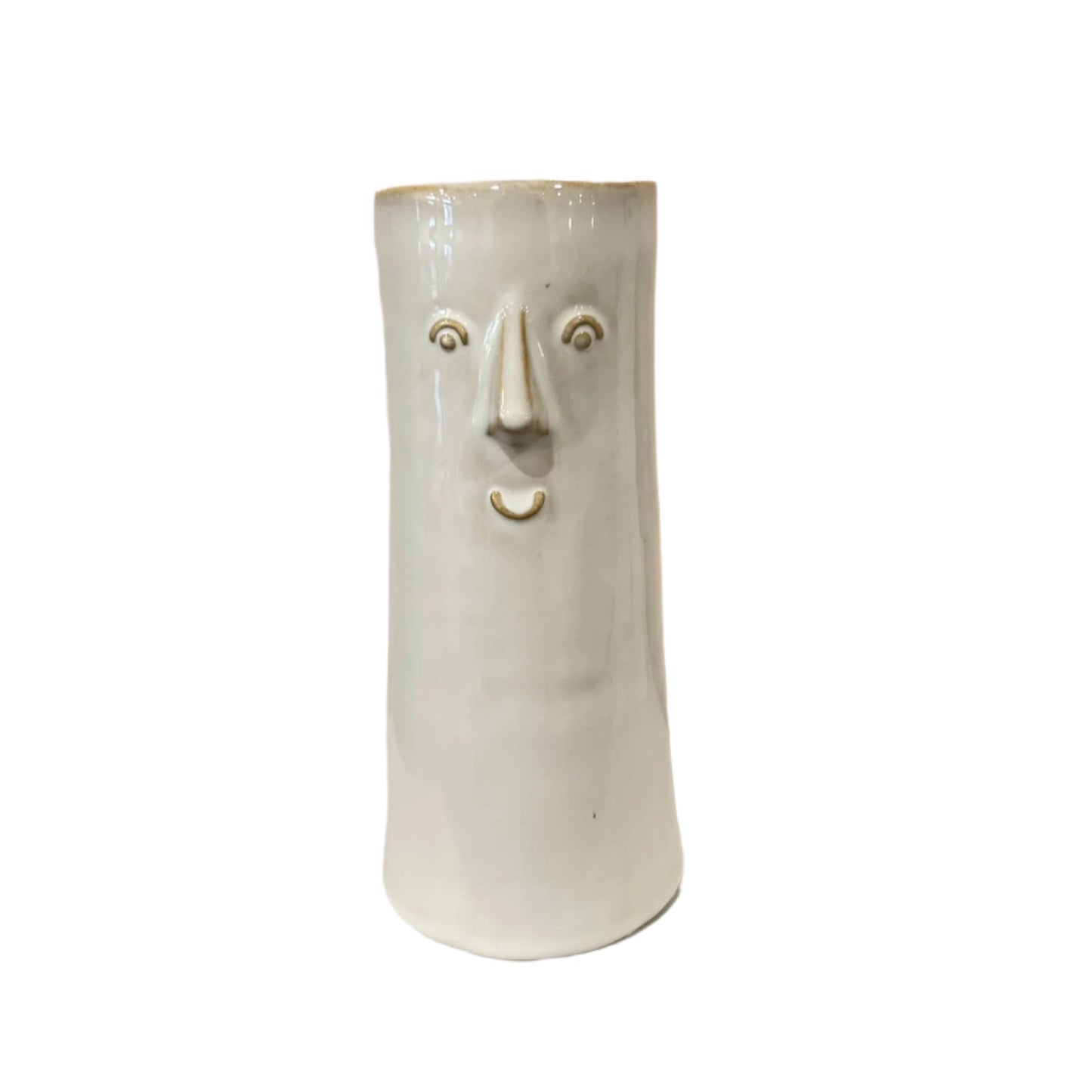 Tall Skinny Face Vase