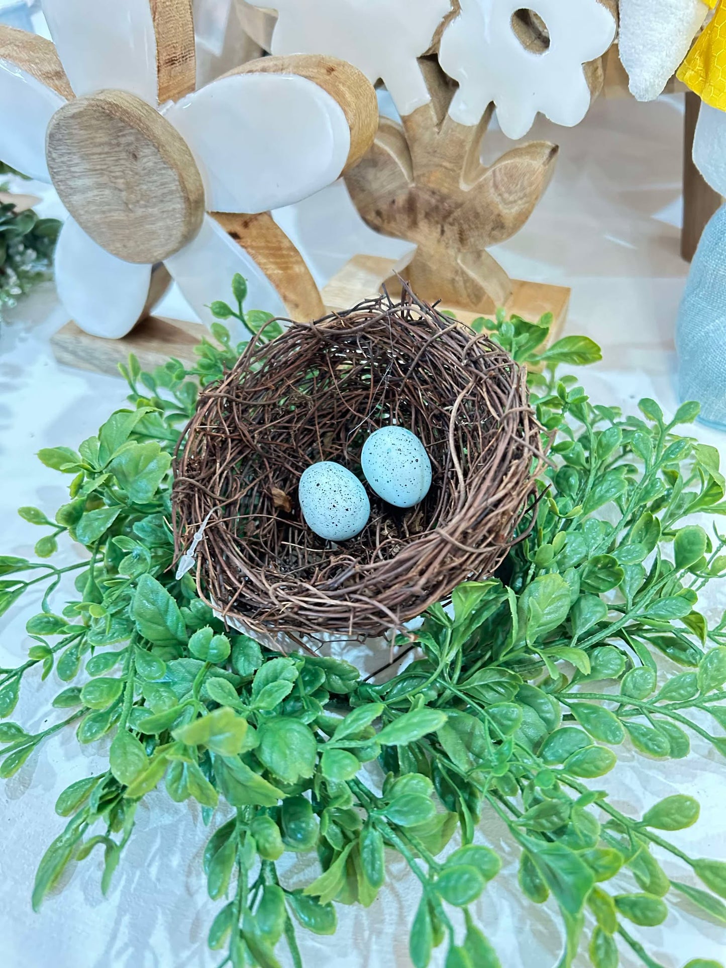 English Boxwood Candle Ring