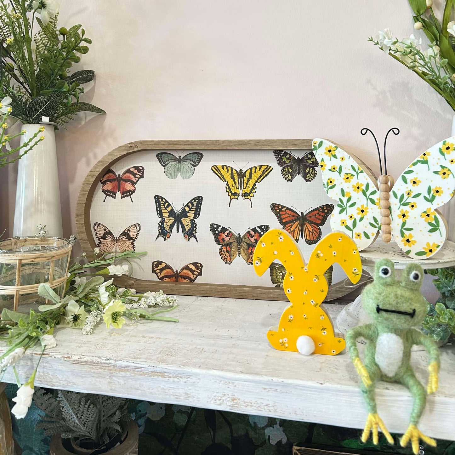 Butterfly Print Tray