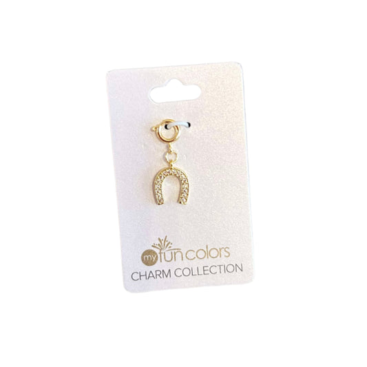 Charm- Horseshoe Pave Crystal