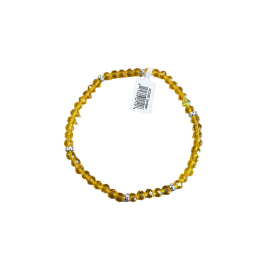 Mini Crystal Bracelet w/ Silver Accent- Dandelion
