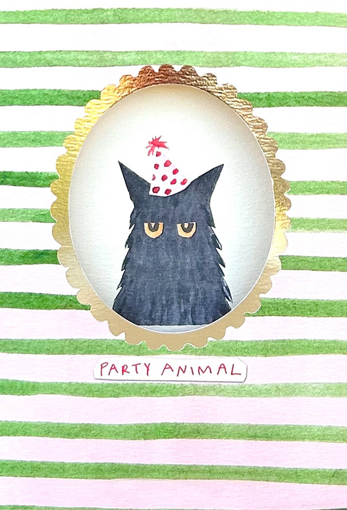 Party Animal Cat Birthday Card