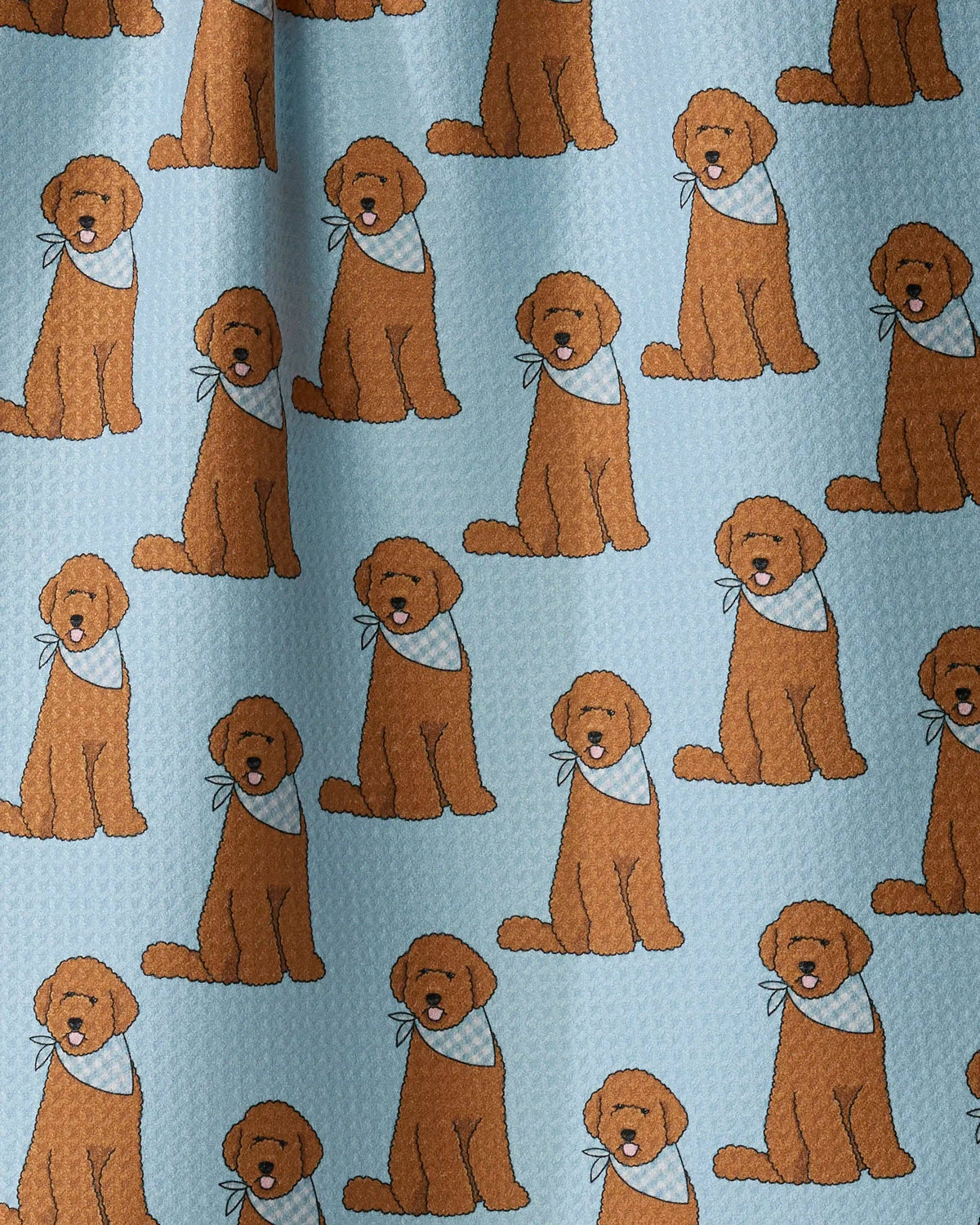 Geometry Tea Towel-Doodle Days,Powder Blue