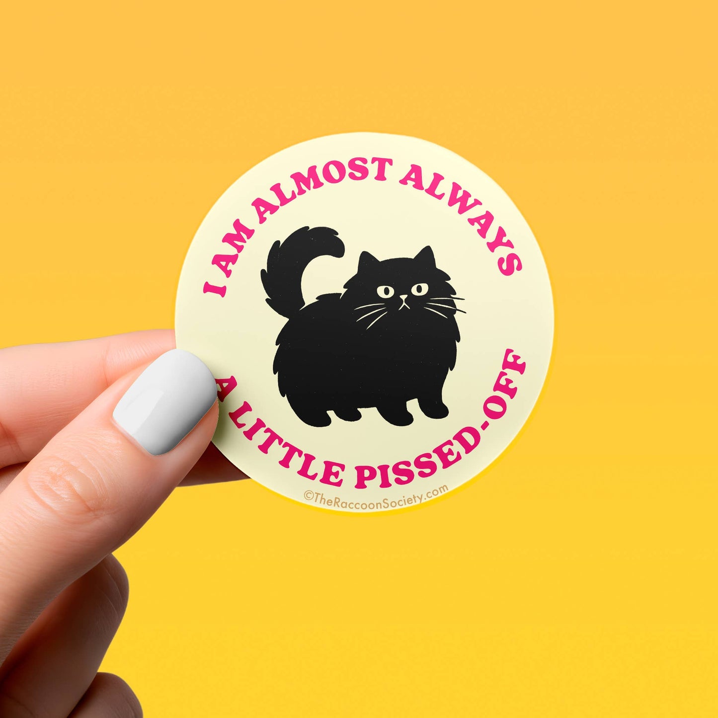 Almost Always Pissed Off Sticker