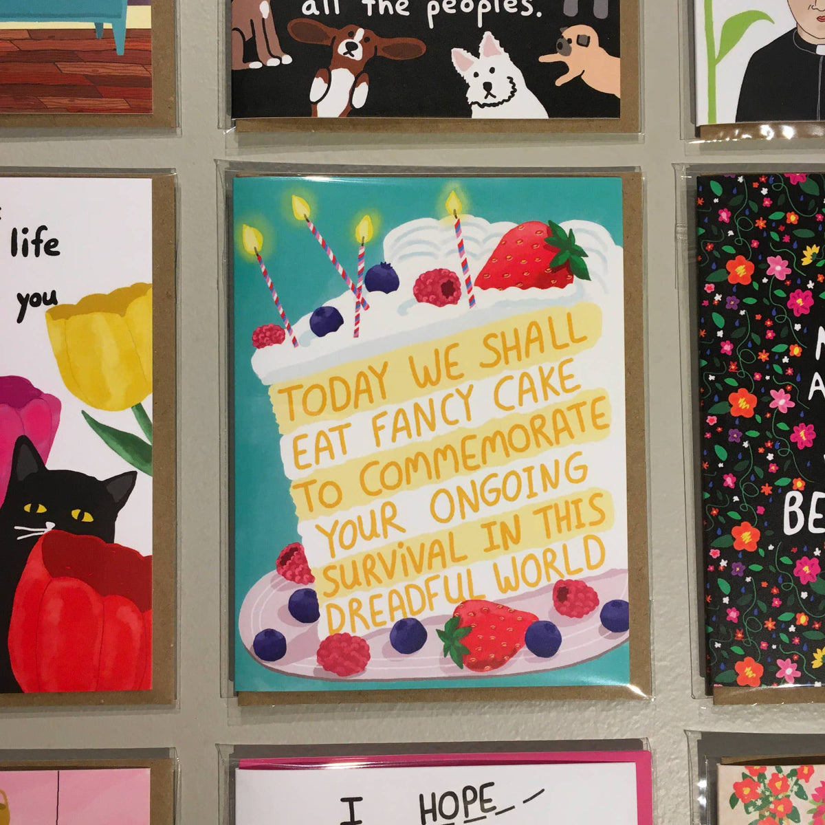 Fancy Cake Birthday Card
