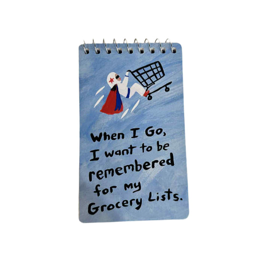 Spiral Notebook- Grocery Lists