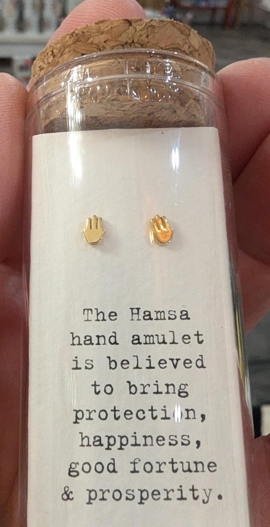 Message in A Bottle Earring
