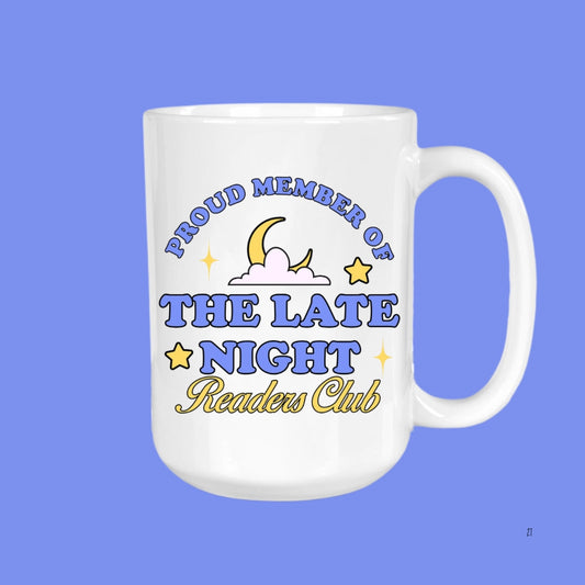 Late Night Readers Club mug