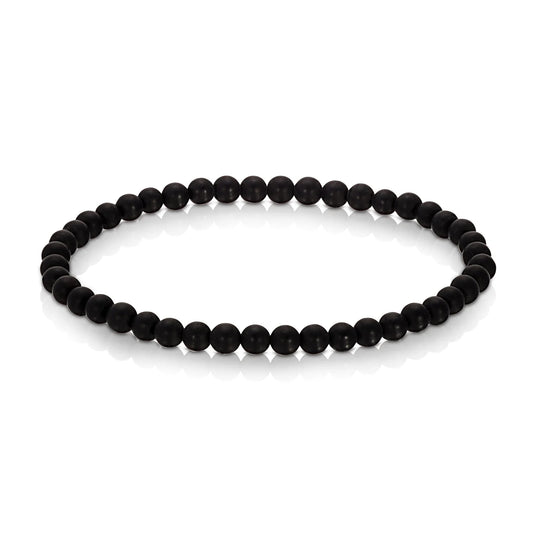 Mini Gemstone Bracelet-Black Onyx