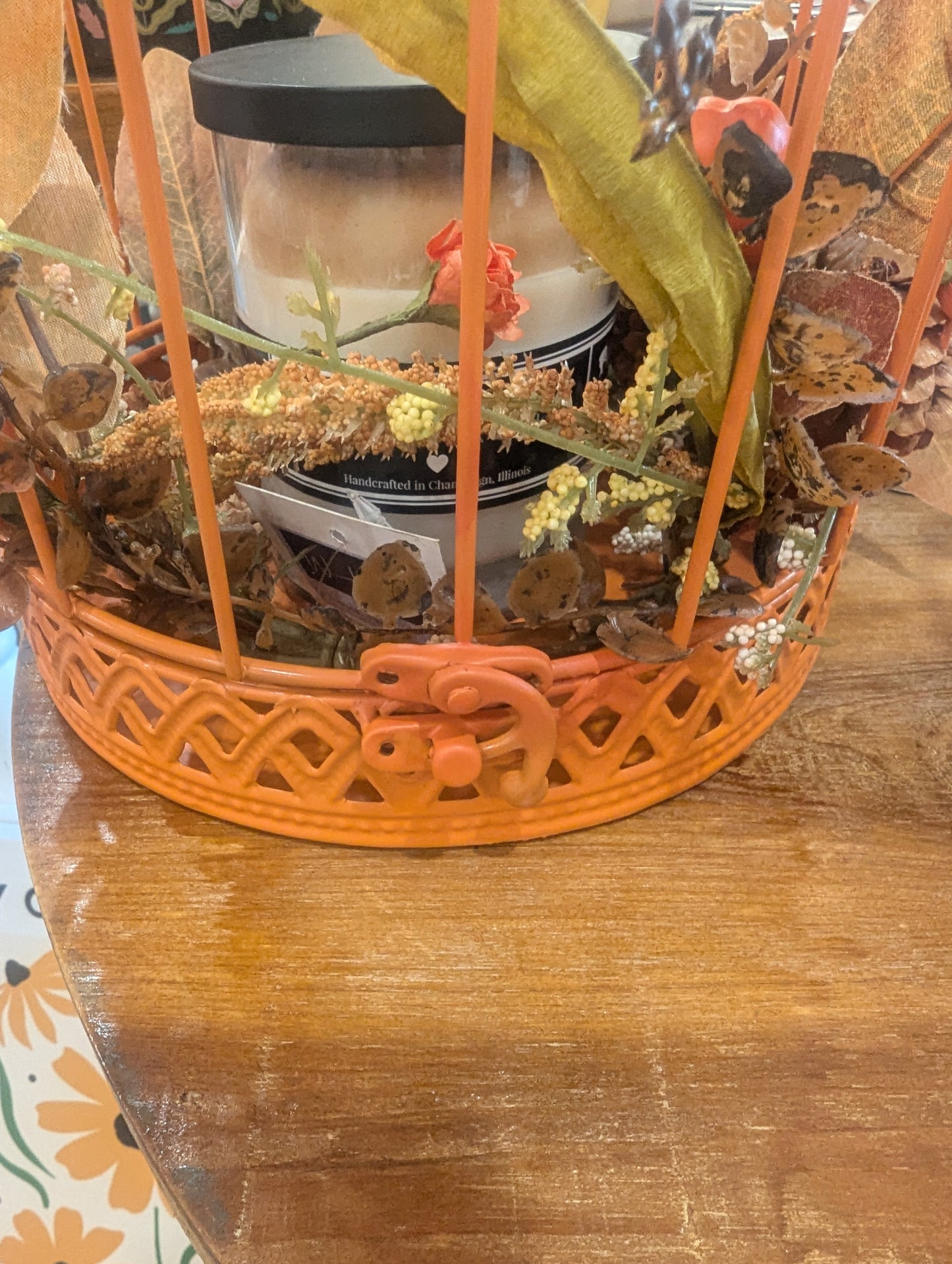 Orange Owl Terrarium-Large