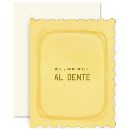 Pasta Al Dente Greeting Card