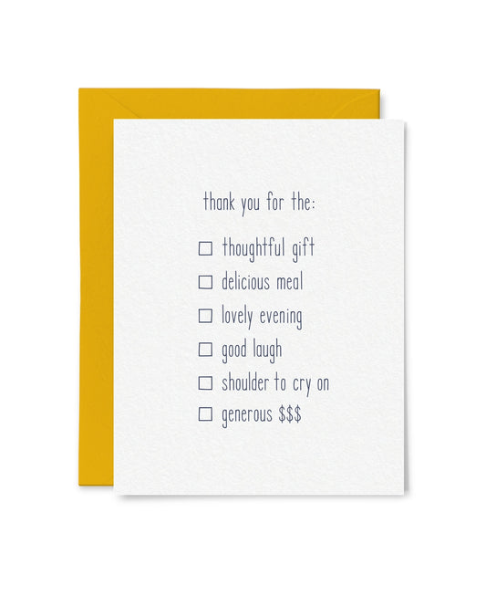 All-Purpose Thank You Card