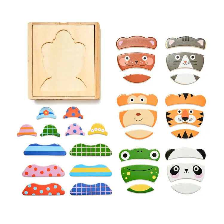 Animal Mix Up Wooden Puzzle