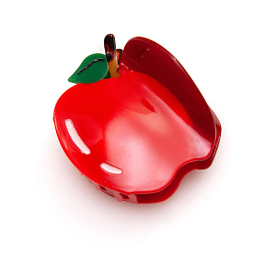Apple Hair Claw Clip