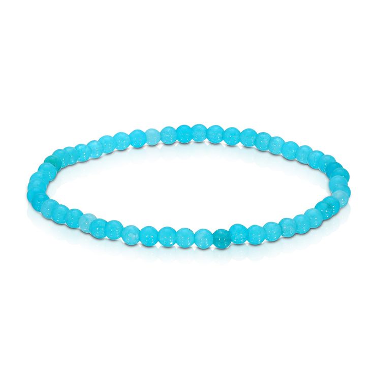 Mini Gemstone Bracelet- Aqua Jade