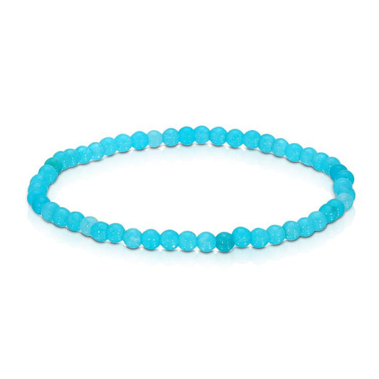 Mini Gemstone Bracelet- Aqua Jade