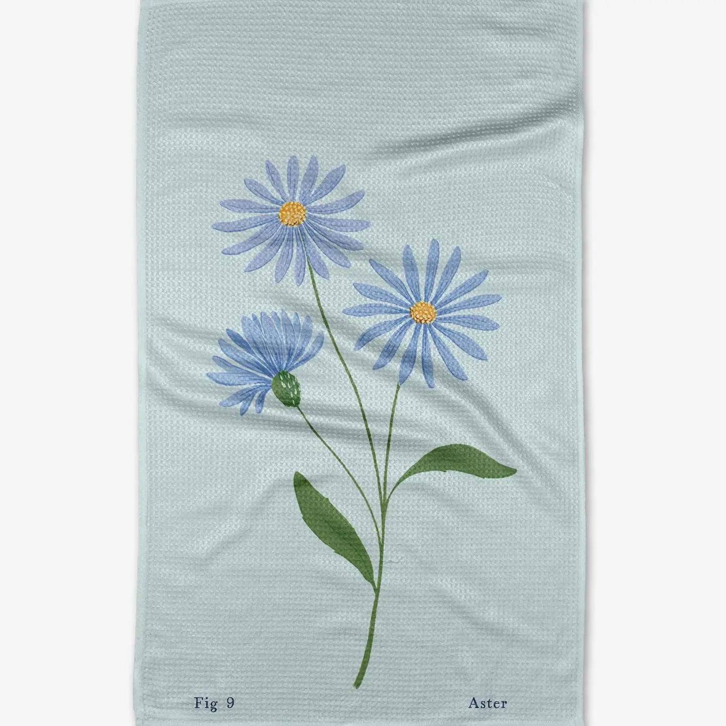 Geometry Tea Towel- September Aster