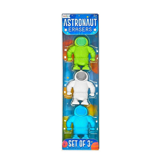 Astronaut Eraser Set