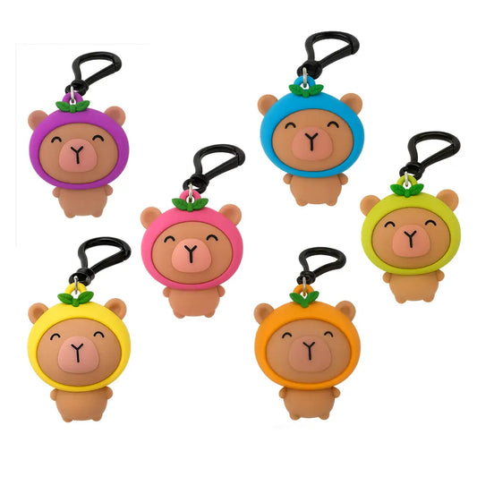 Fo' Sqweezy Capybara Squish Keychain