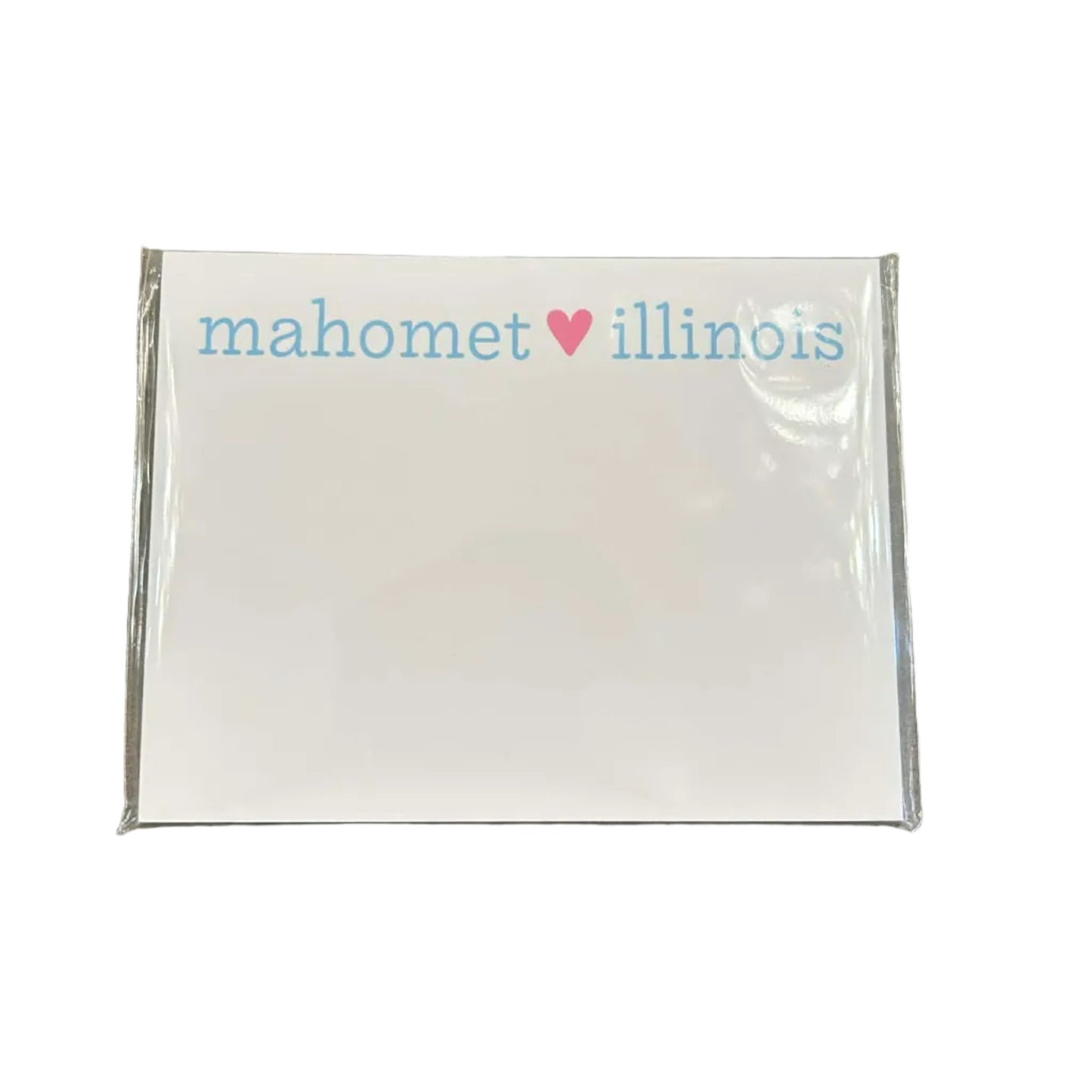 Mahomet Illinois Heart Dittie Notepad