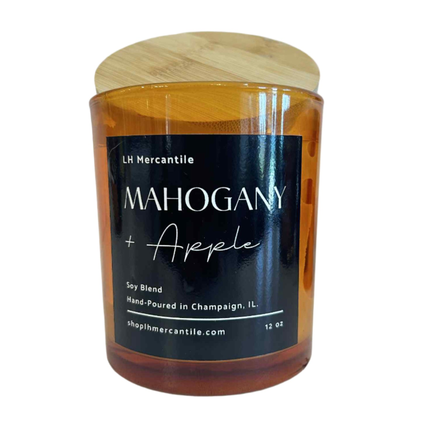 LH Mercantile Candle-Mahogany and Apple