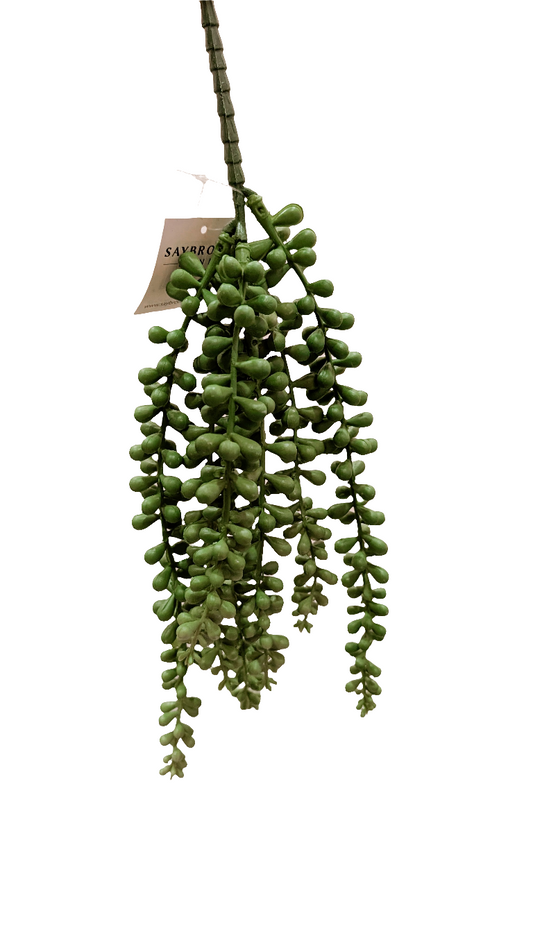 Light Green String of Pearls Faux Greenery Pick