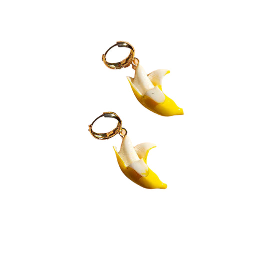 Gwen Banana Hoop Earrings