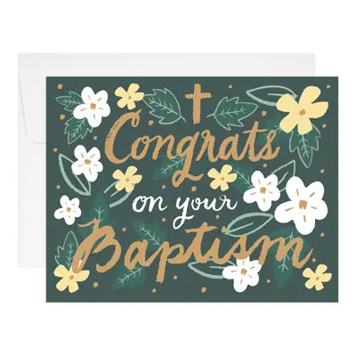 Baptism Congrats Greeting Card
