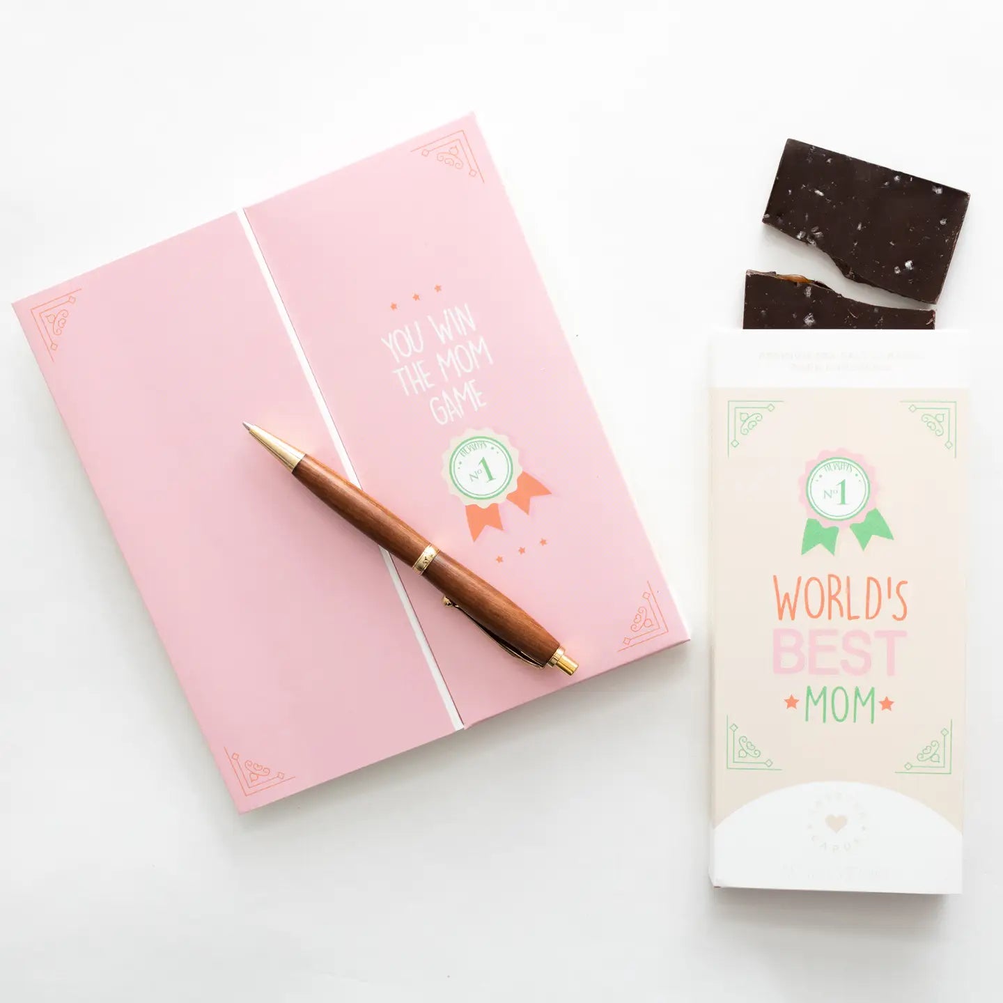 World's Best Mom Chocolate Greeting Card