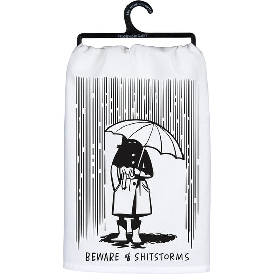 Kitchen Towel- Beware of Shitstorms