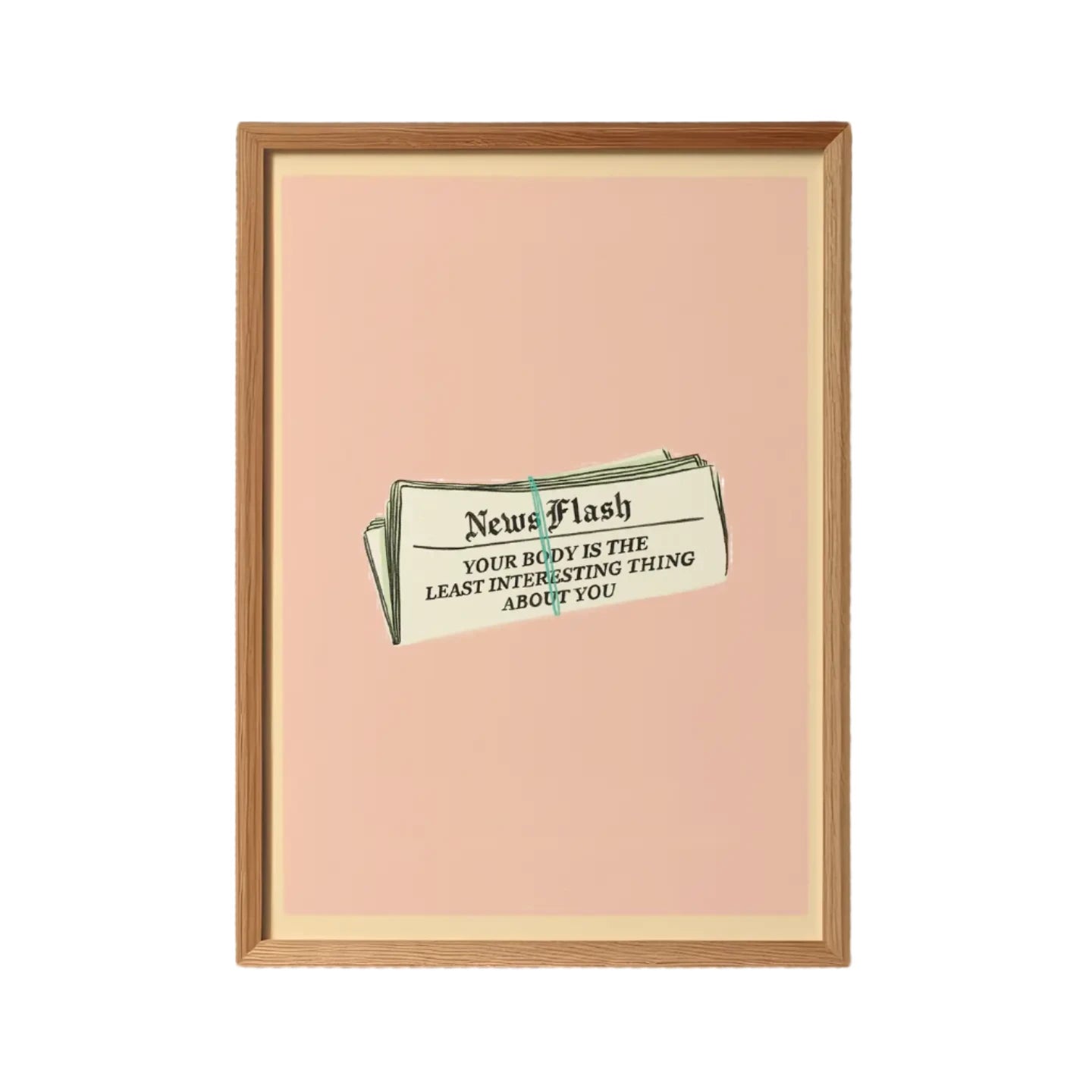 Body Neutrality Self Love Art Print