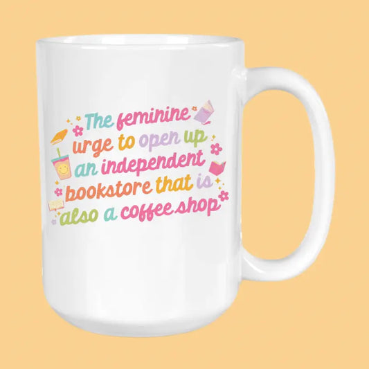 Independent Bookstore Coffee Shop mug