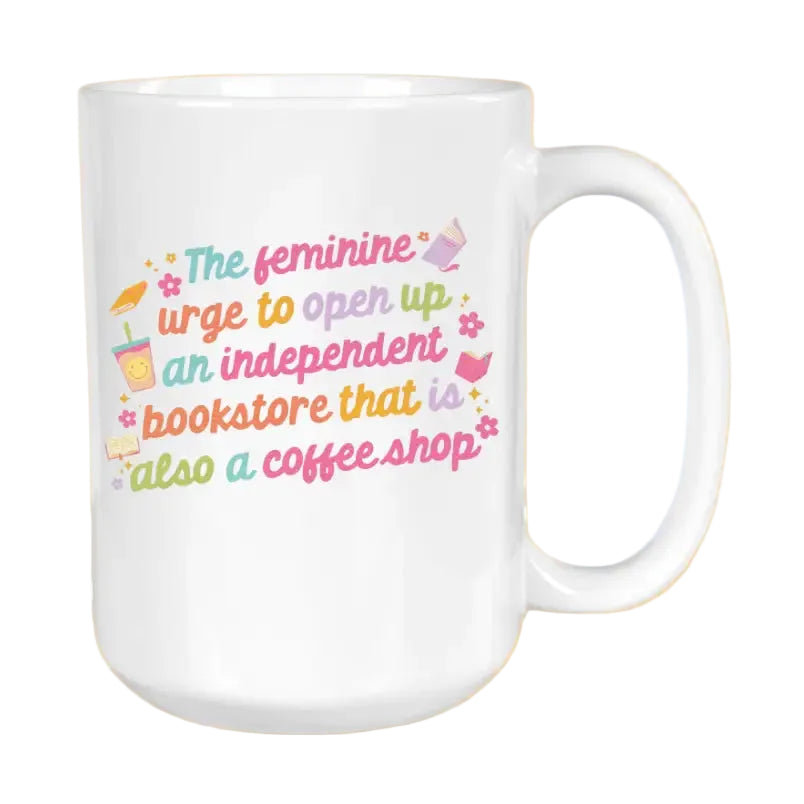 Independent Bookstore Coffee Shop mug