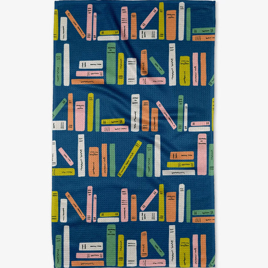 Geometry Tea Towel- Bookish Stripes