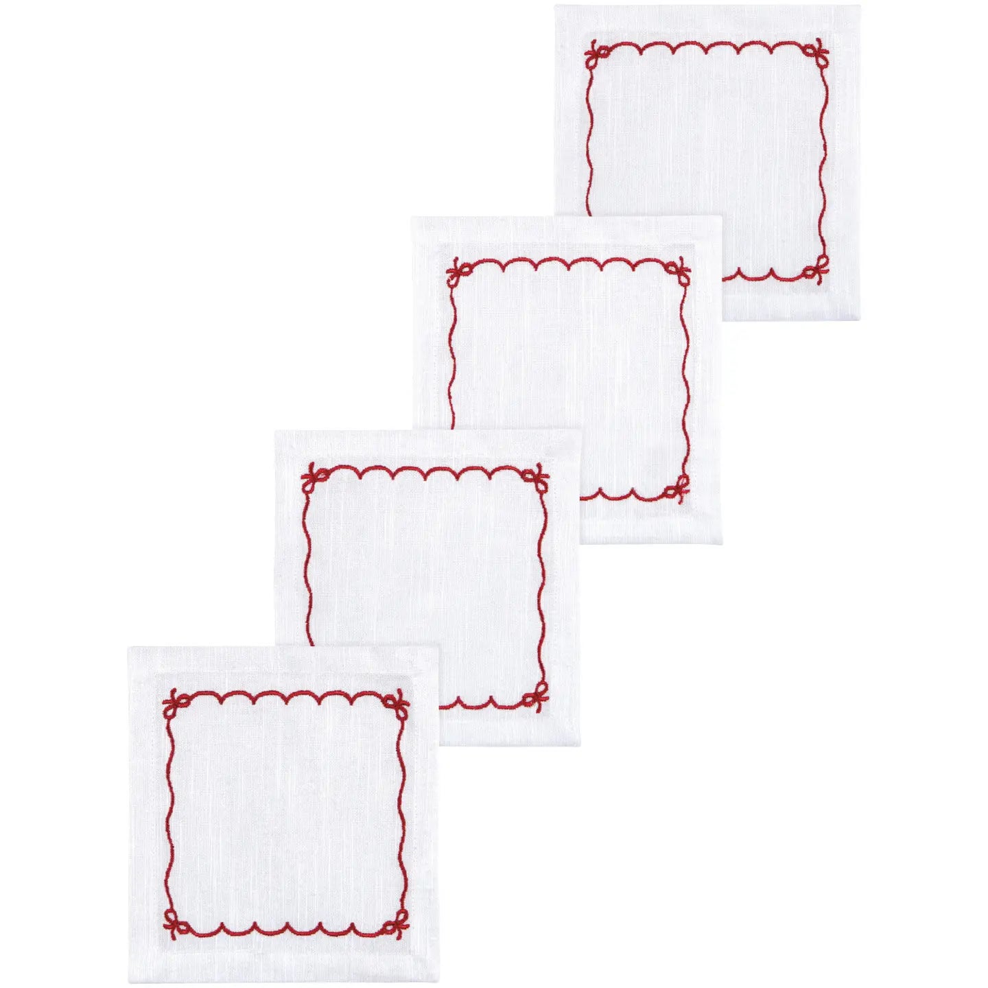 Bowtique Cocktail Napkins Set of 4