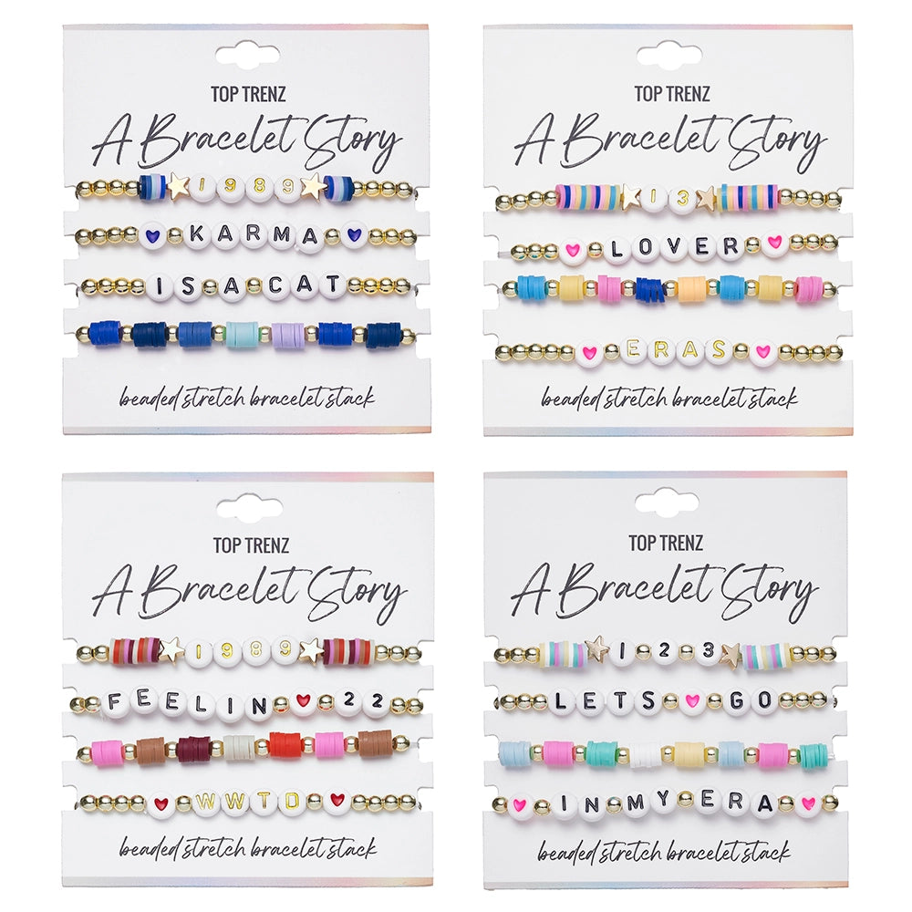 A Bracelet Story - Eras Edition Beaded Stretch Bracelets Set