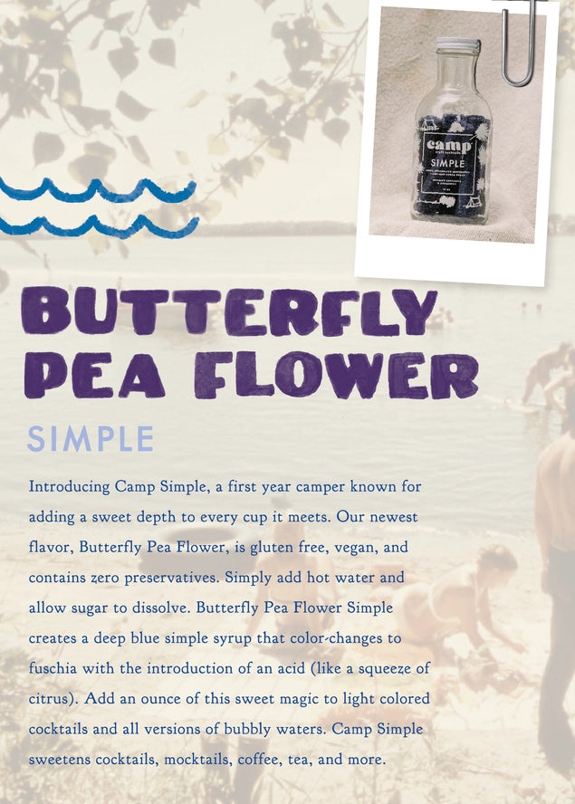 Camp Simple-Butterfly Pea Flower
