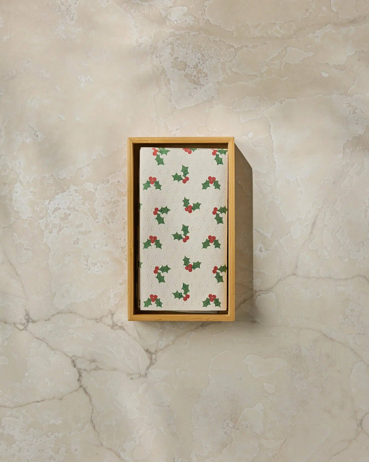 Geometry Not Paper Towel- Holiday Holly